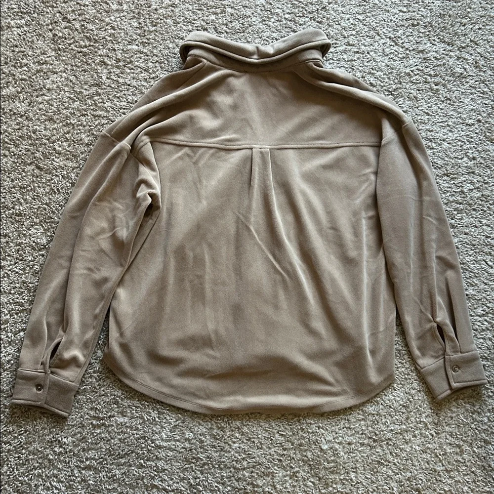 Tan Button Down Shirt - Picture 4 of 4